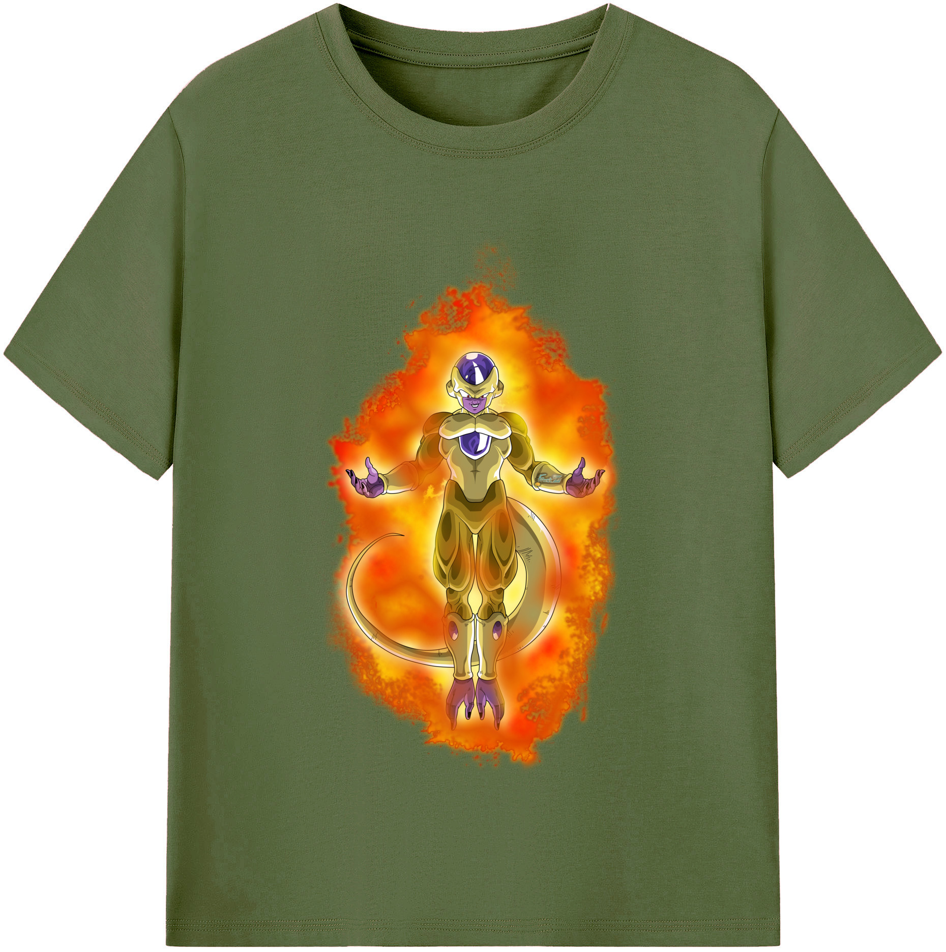 （画像用） ドラゴンボール フリーザ DRAGON BALL Frieza 綿100％半袖Tシャツ（フロントプリント）